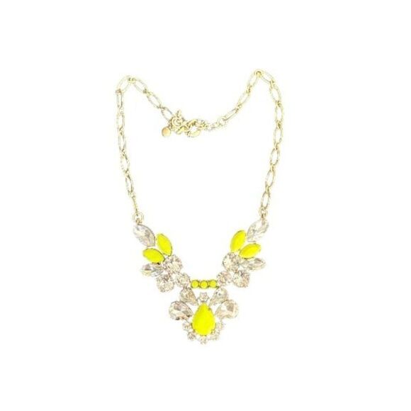 JCrew Neon Green Necklace - Picture 1 of 9
